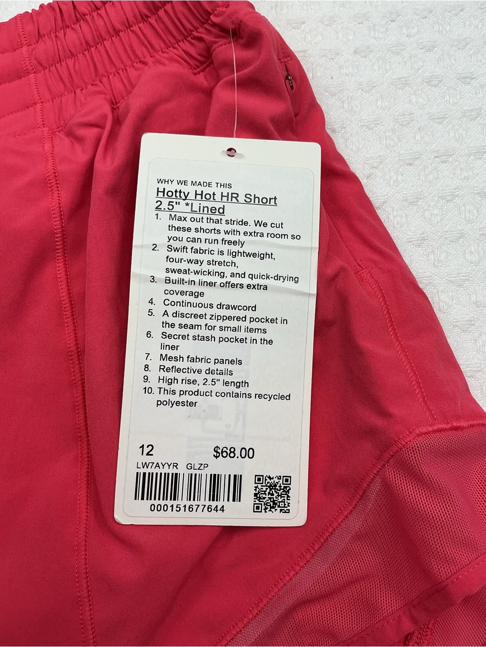 Lululemon hotty hot hr short 2.5 lined - Picture 3 of 8